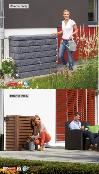 Modèles : Réservoir Rocky et Réservoir Woody