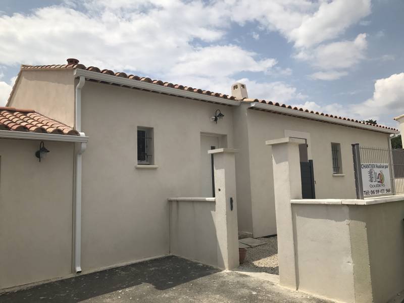 Gouttières aluminium sur mesure G325