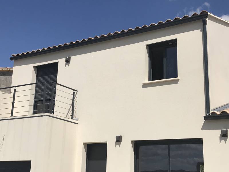 Descentes d'eau pluviales en aluminium anthracite Bouches du Rhône