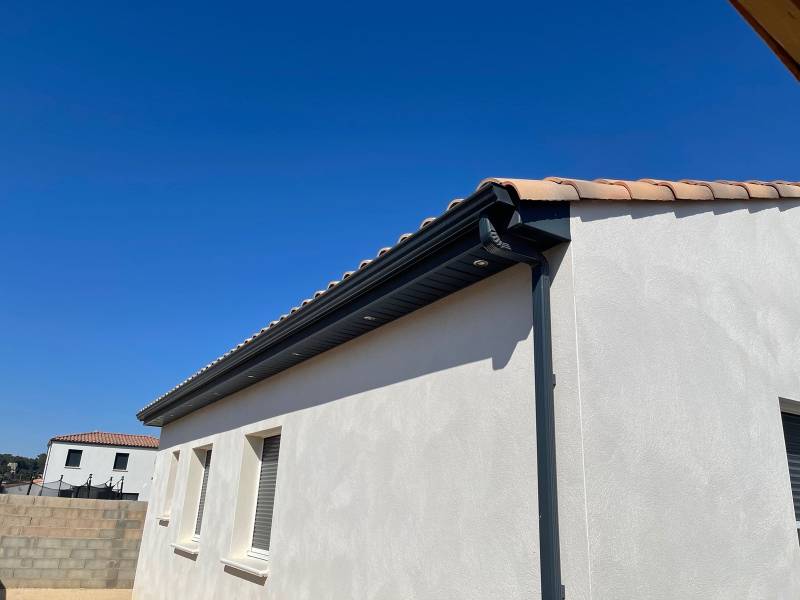 Descentes d'eau pluviale en aluminium La fare-les Oliviers