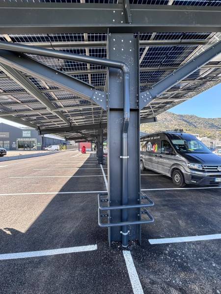 Pose de Gouttières sur structure Métallique à Proximité de Chateaurenard