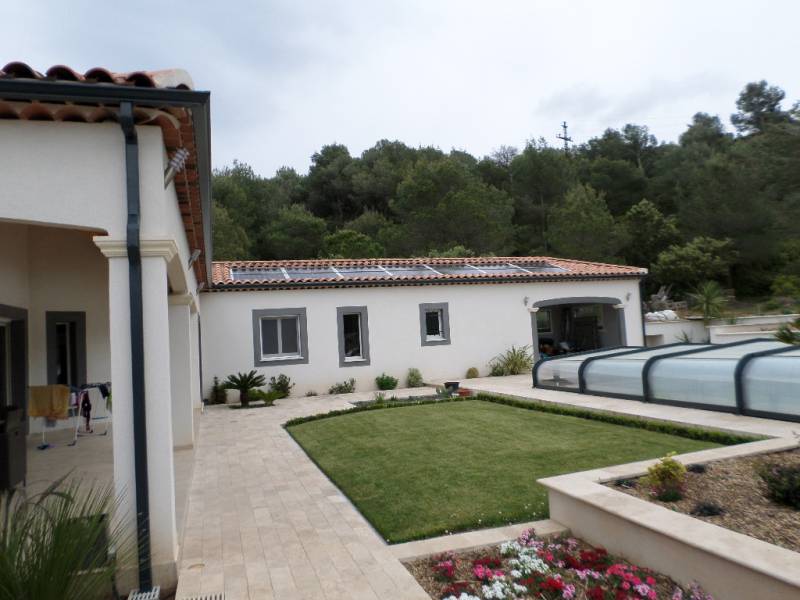 Gouttières aluminium G300 anthracites Aleins