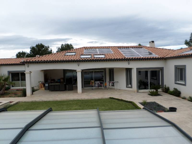 Gouttières aluminium anthracites